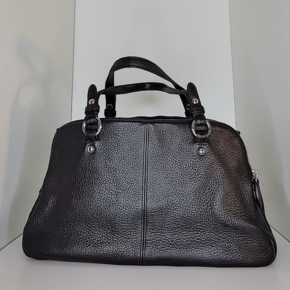 COACH leather black bowling bag - Picture 2 of 16